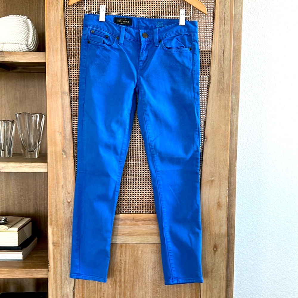 J. Crew Toothpick Jeans Slim Fit Ankle length